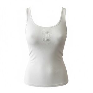 Old Navy Cream Ribbed Tank Top